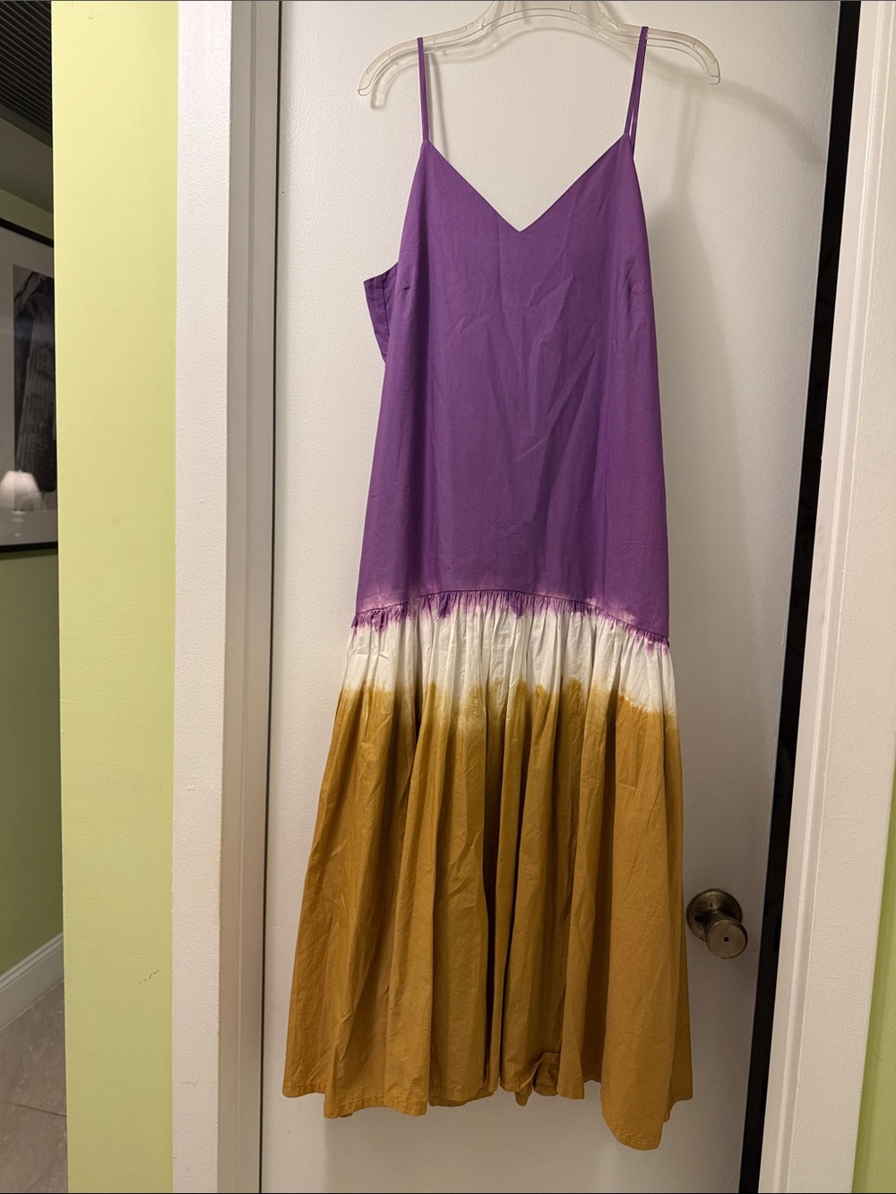 Sea New York Purple Slip Dress with Red Lining
